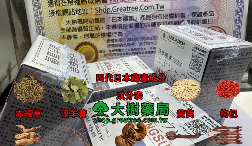 四代日本藤素成分